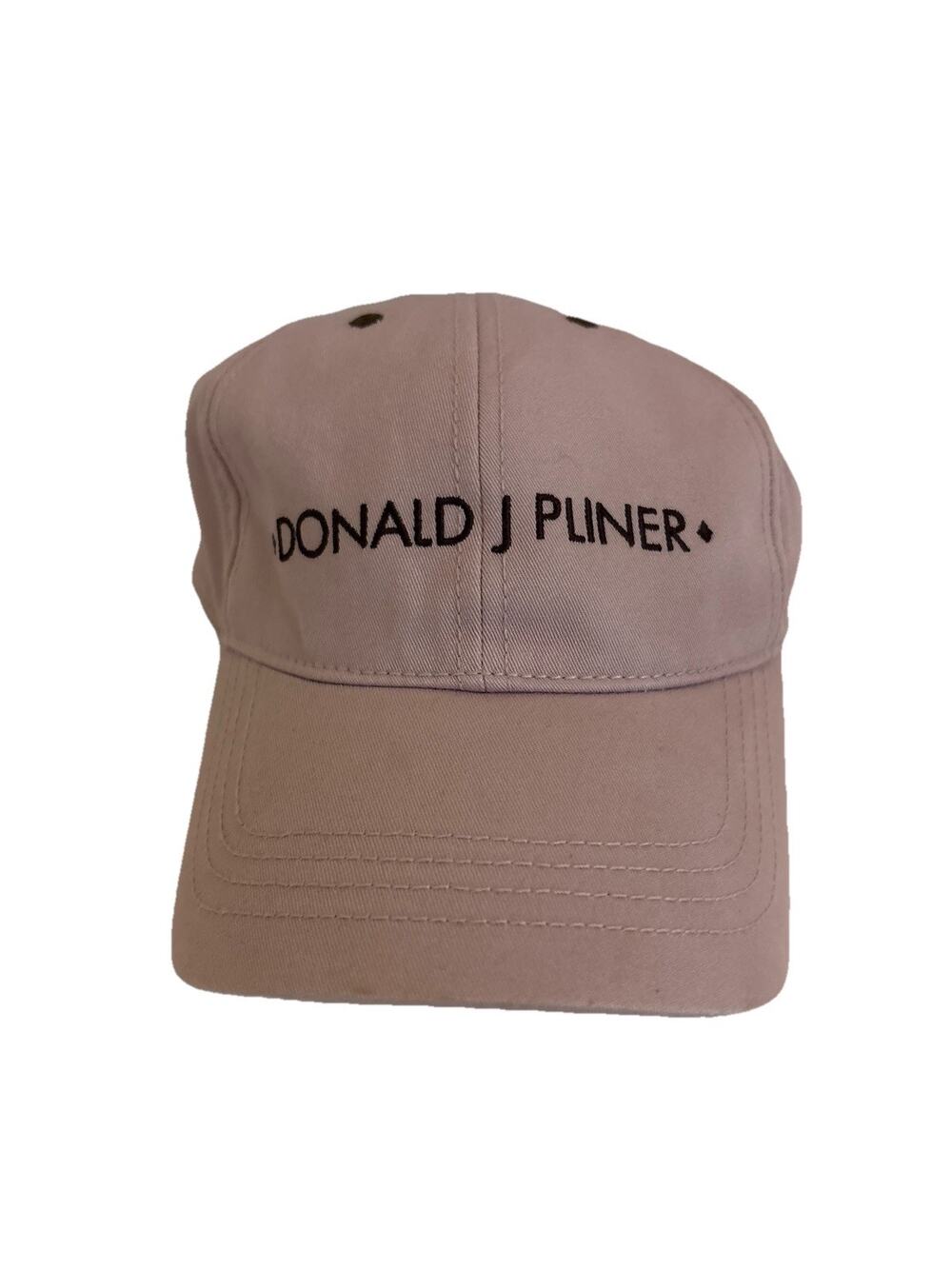 Donald J Pliner Baseball Hat Cap Lavender and Chocolate Brown Adjustable